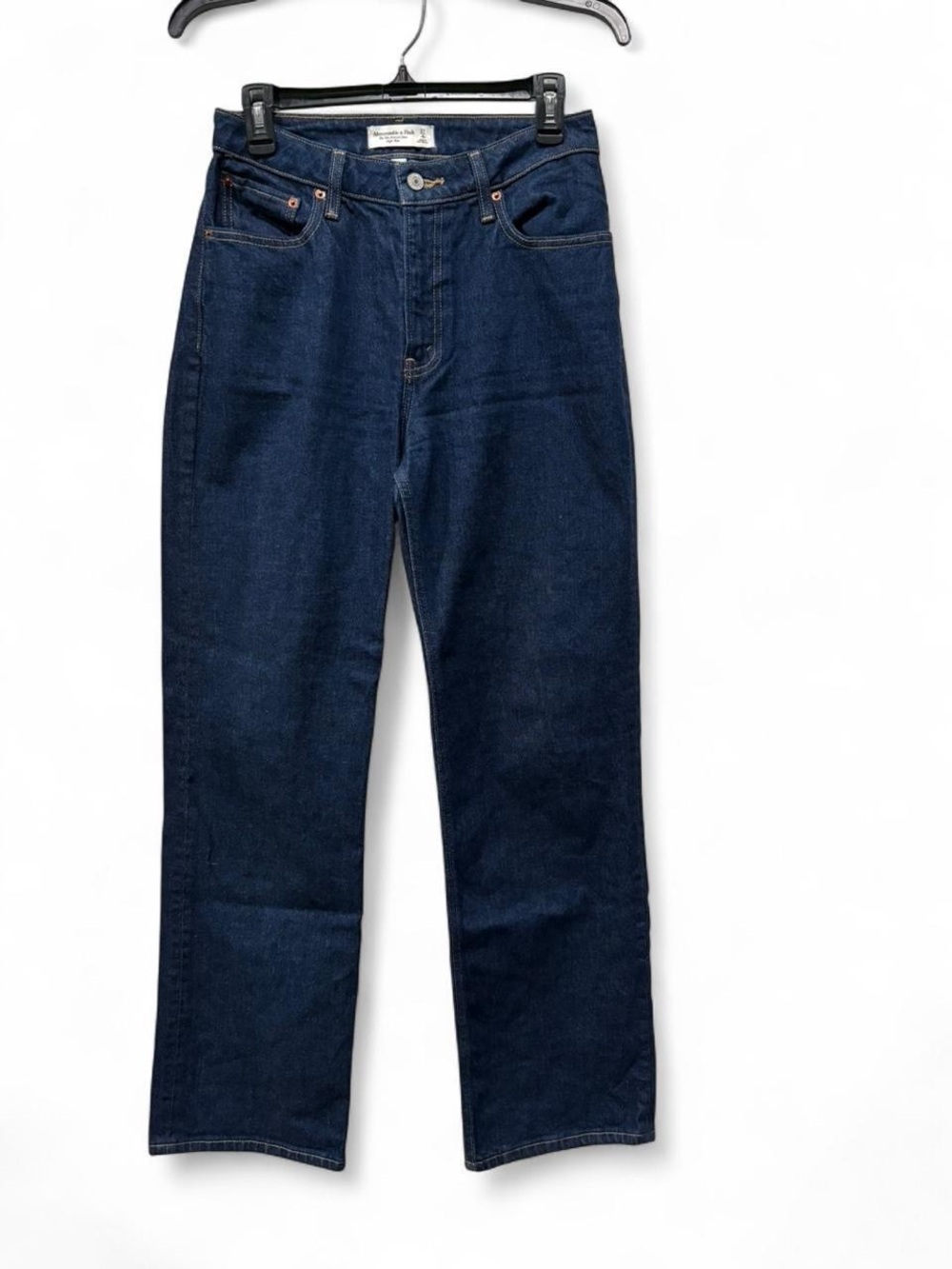 Abercrombie & Fitch Curve Love 90’s Relaxed High Rise Jean - Dark Rinse